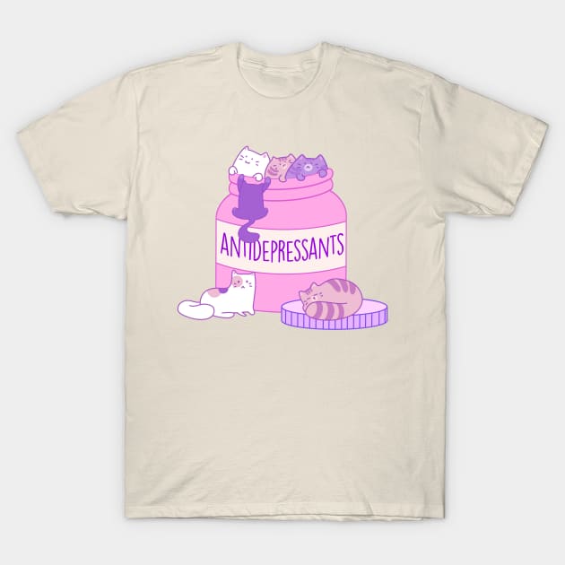 Antidepressants T-Shirt by DreamPassion